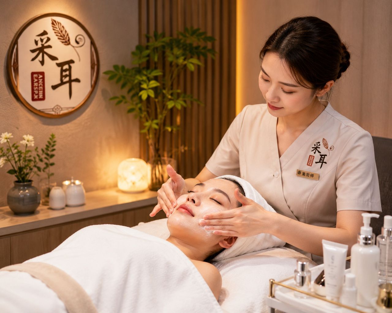 Angie Earspa beauty facial care treatment