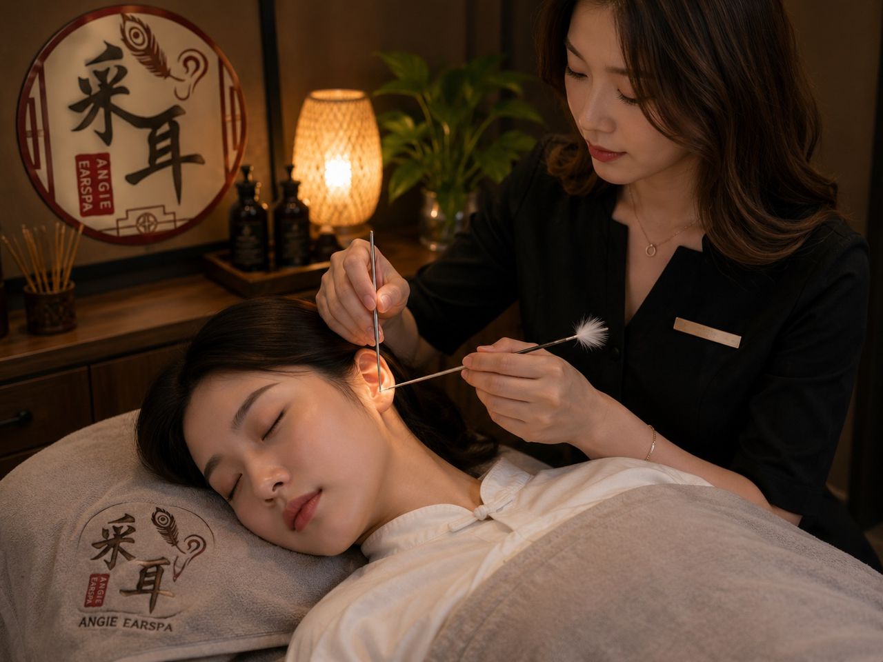Angie Earspa professional ear cleaning treatment